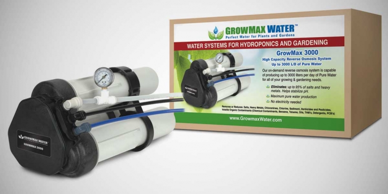 Καθαρό και αγνό νερό με φίλτρο αντίστροφης όσμωσης Growmax Water